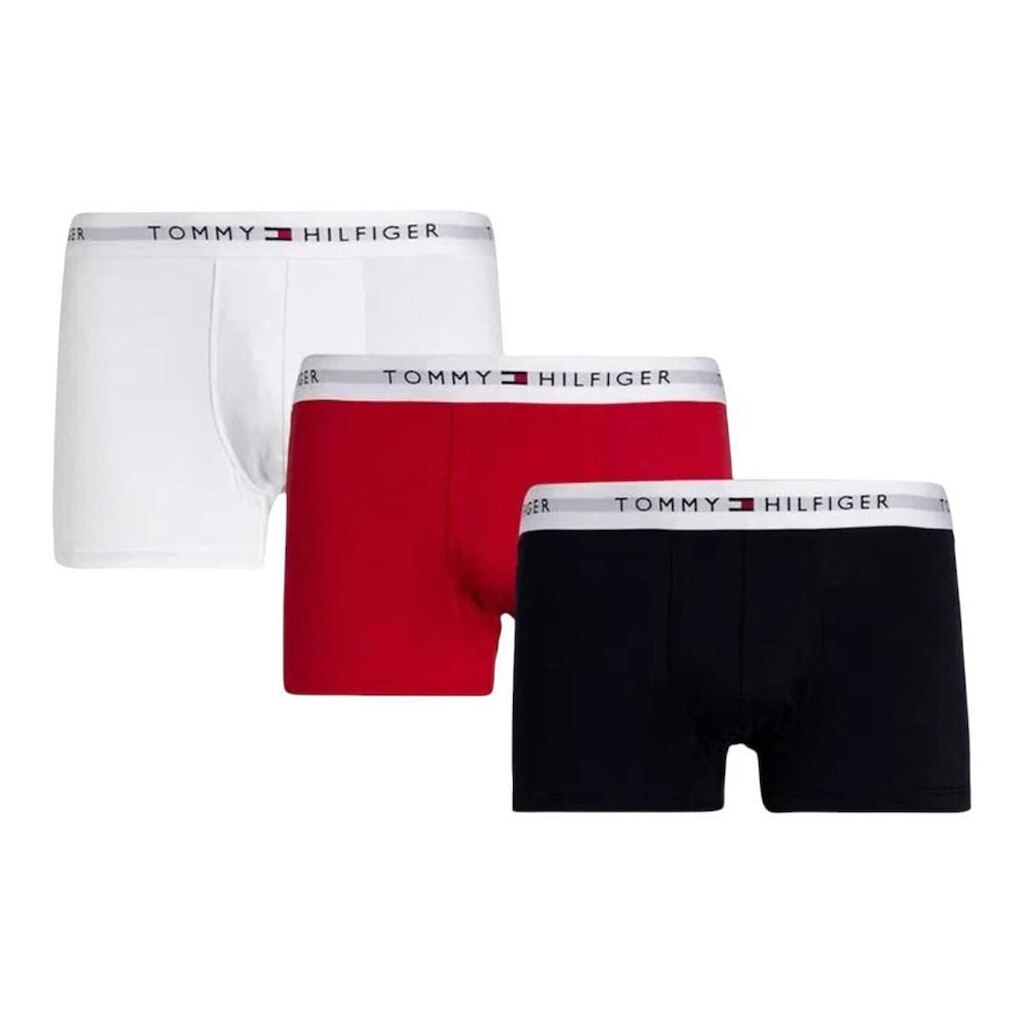 Cueca Tommy Hilfiger Kit Com 3 Unidades Masculino Preto