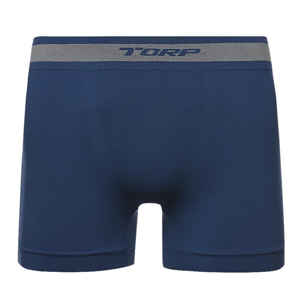 Cueca Torp Boxer Microfibra Sem Costura Jeans - R8017