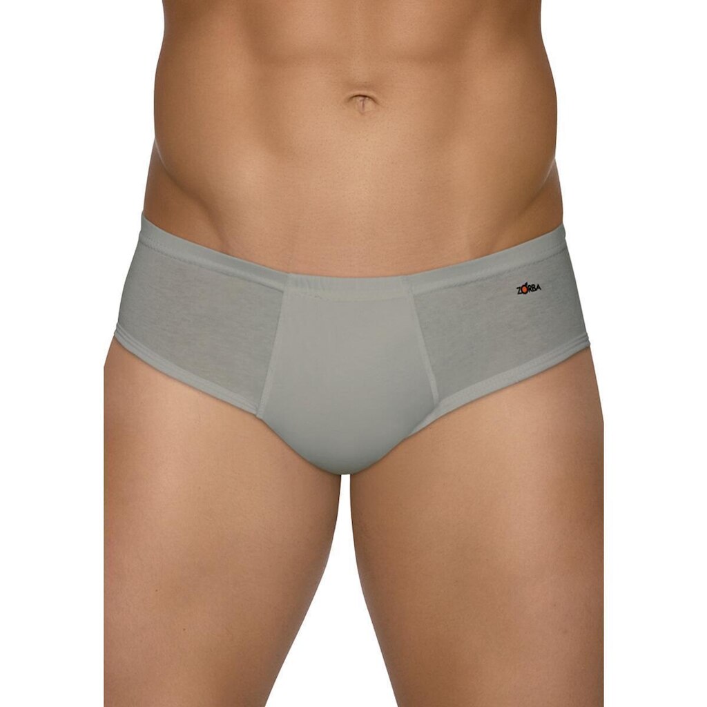Cueca Zorba Slip 172 Light 100% Algodão Com Abertura