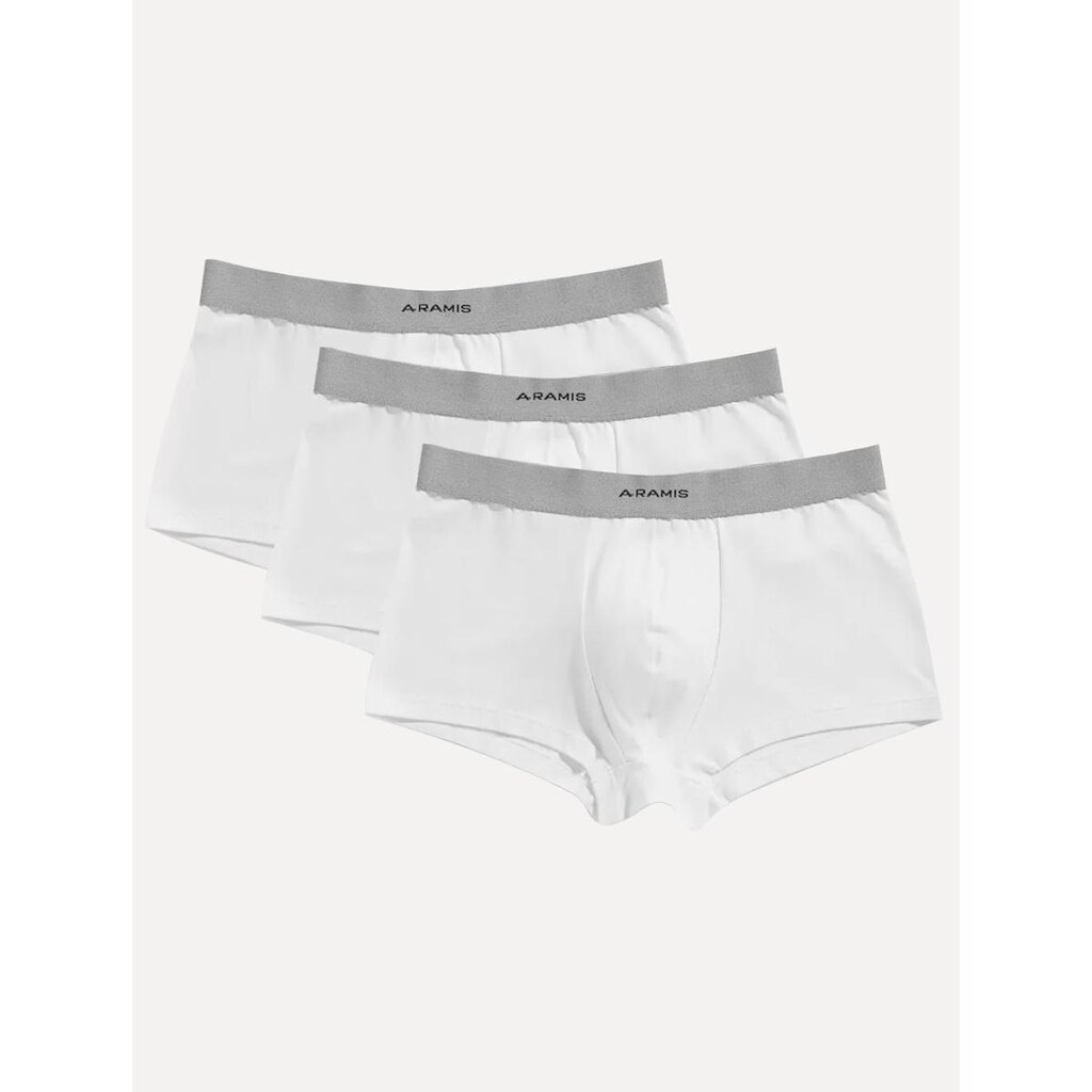 Cuecas Aramis Boxer Cotton Branca Pack 3UN