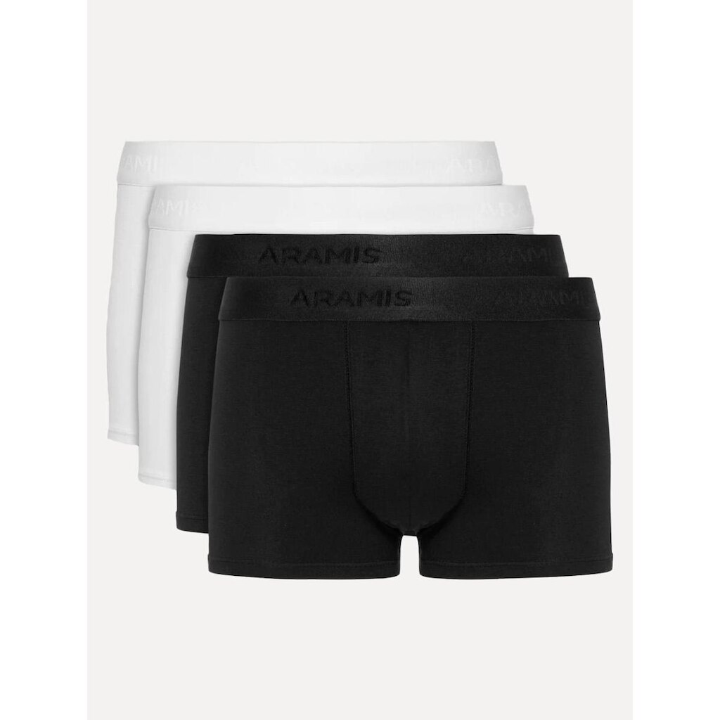Cuecas Aramis Boxer Cotton Preta/ Branca Pack