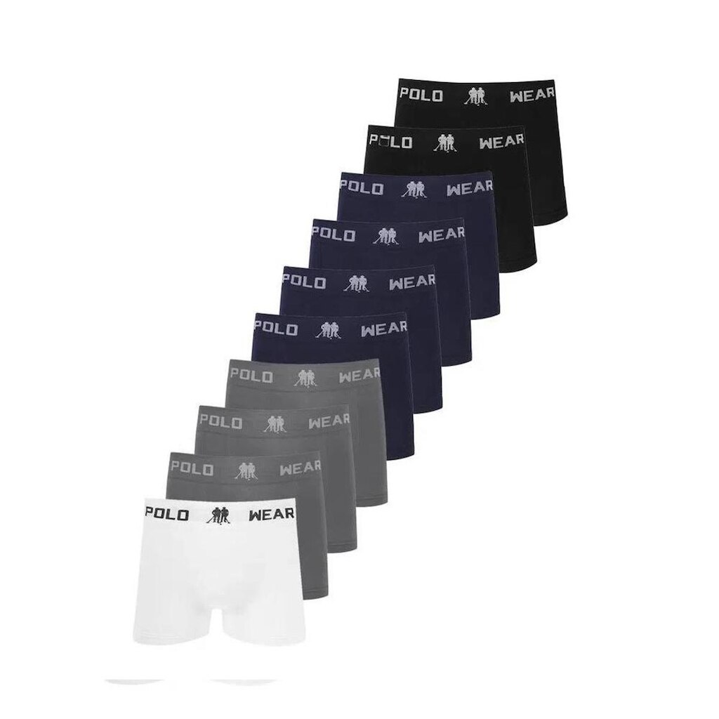 Cuecas Boxer Polo Microfibra 10 Unidades