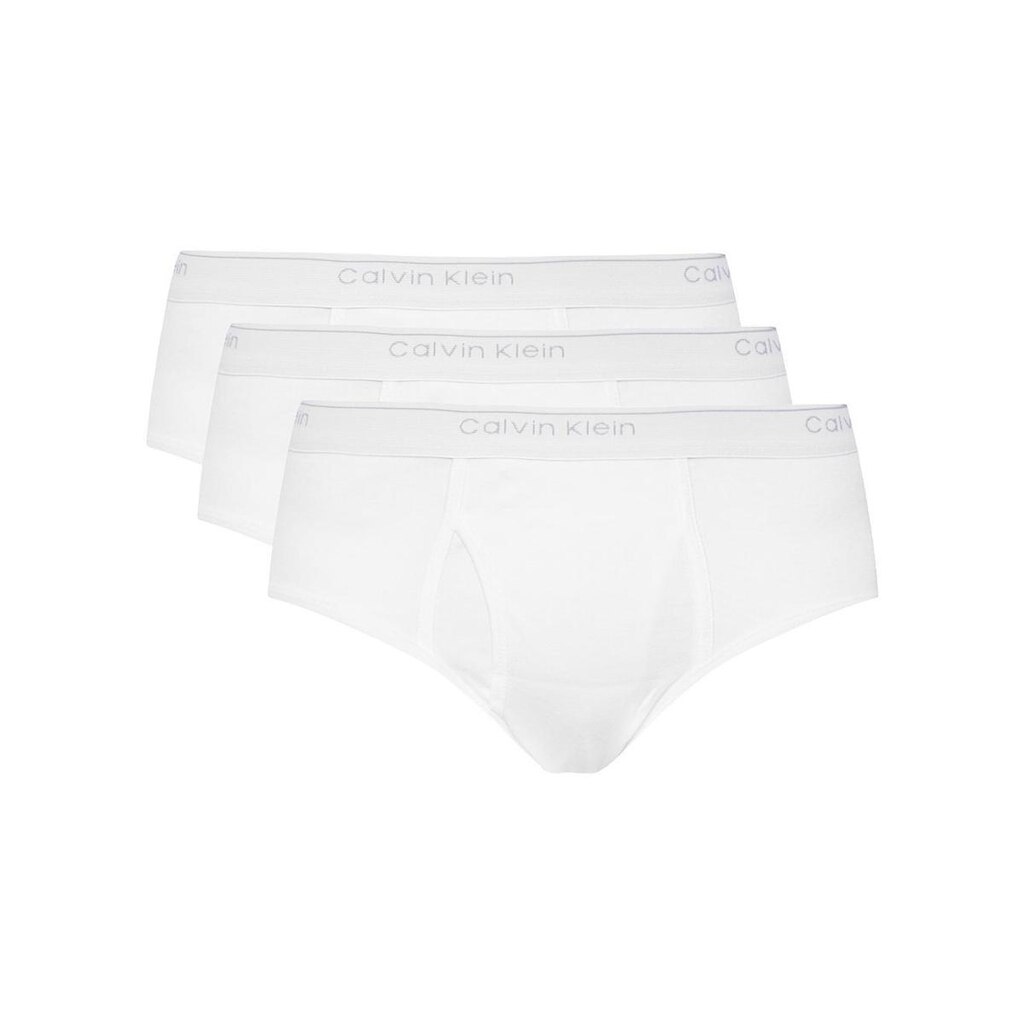 Cuecas Calvin Klein Brief Logo Branca Pack 3UN