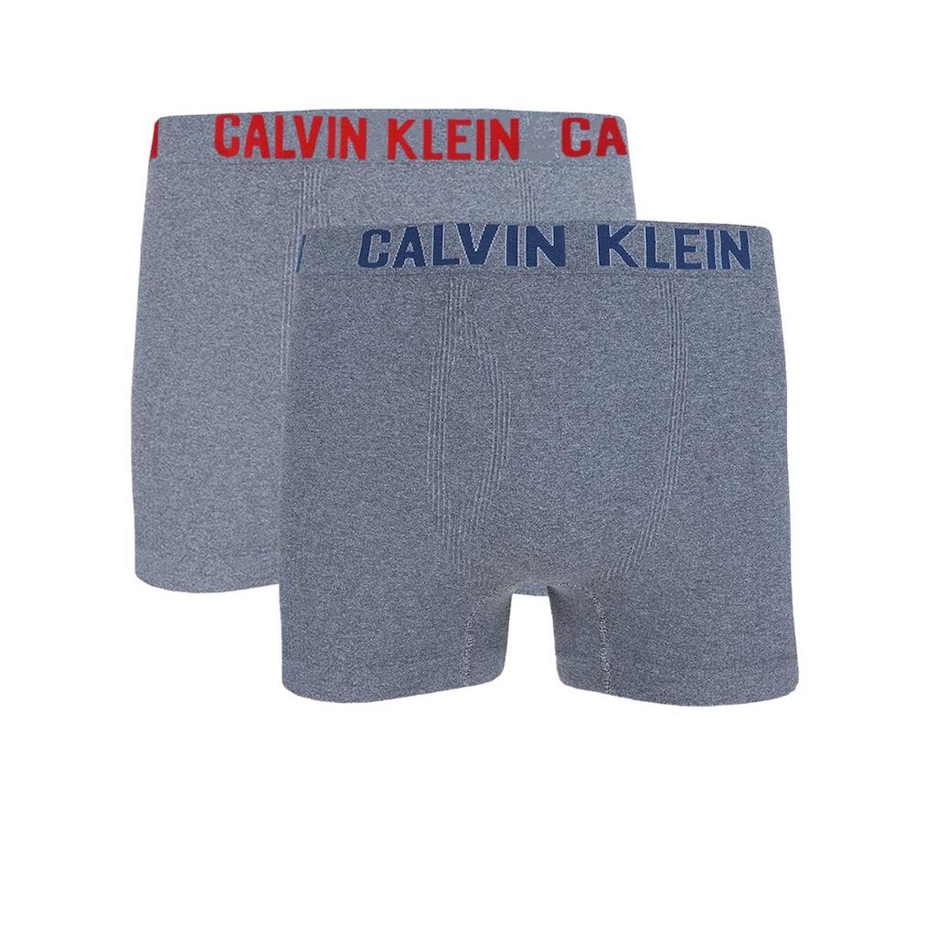 Cuecas Calvin Klein Trunk Seamless Logo Grafite/Mescla Pack 2UN