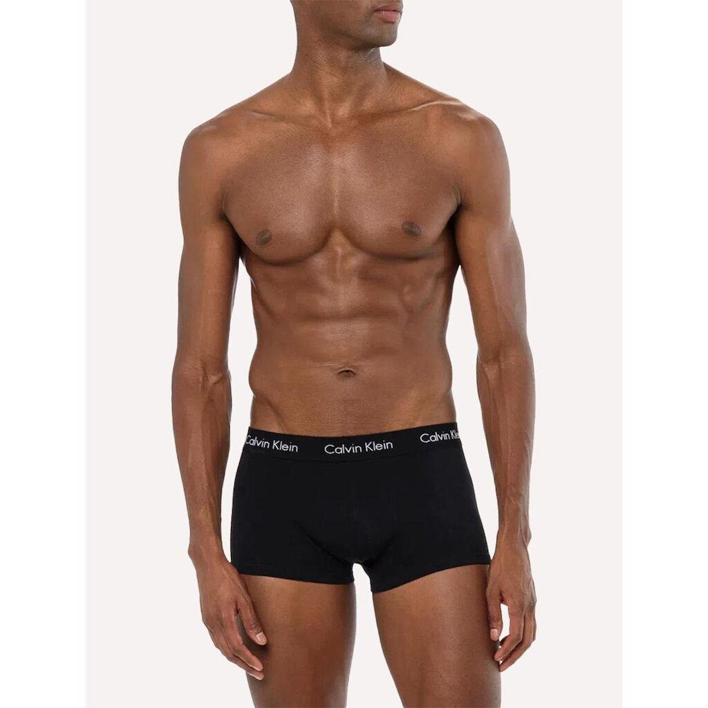 Cuecas Calvin Klein Underwear Plus Trunk Stretch  All Black Pack 3UN