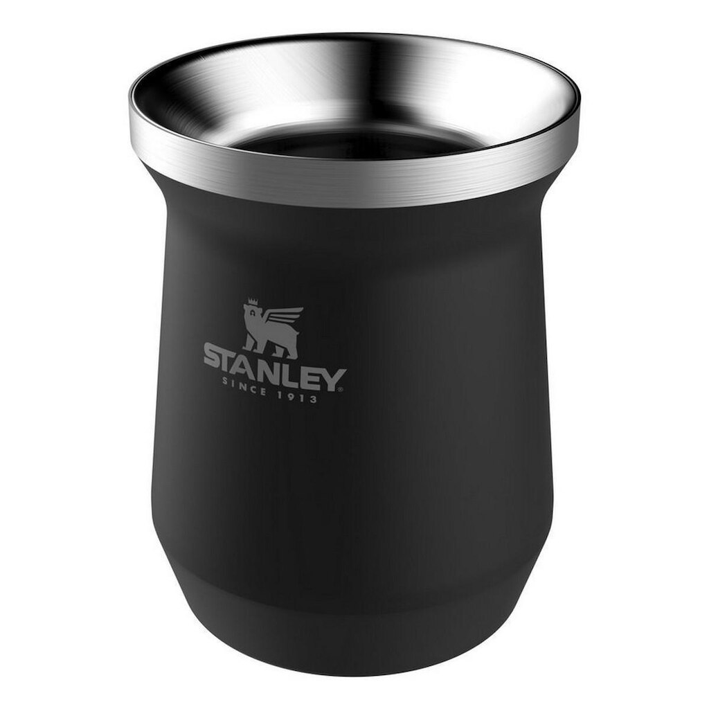 Cuia Térmica Stanley Classic Matte Black 236Ml Em Aço Inox