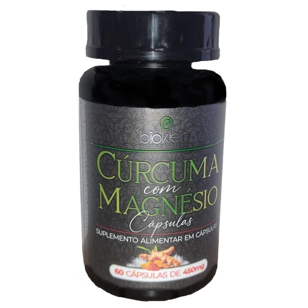 Cúrcuma com Magnésio - 60 Cápsulas - Bioklein