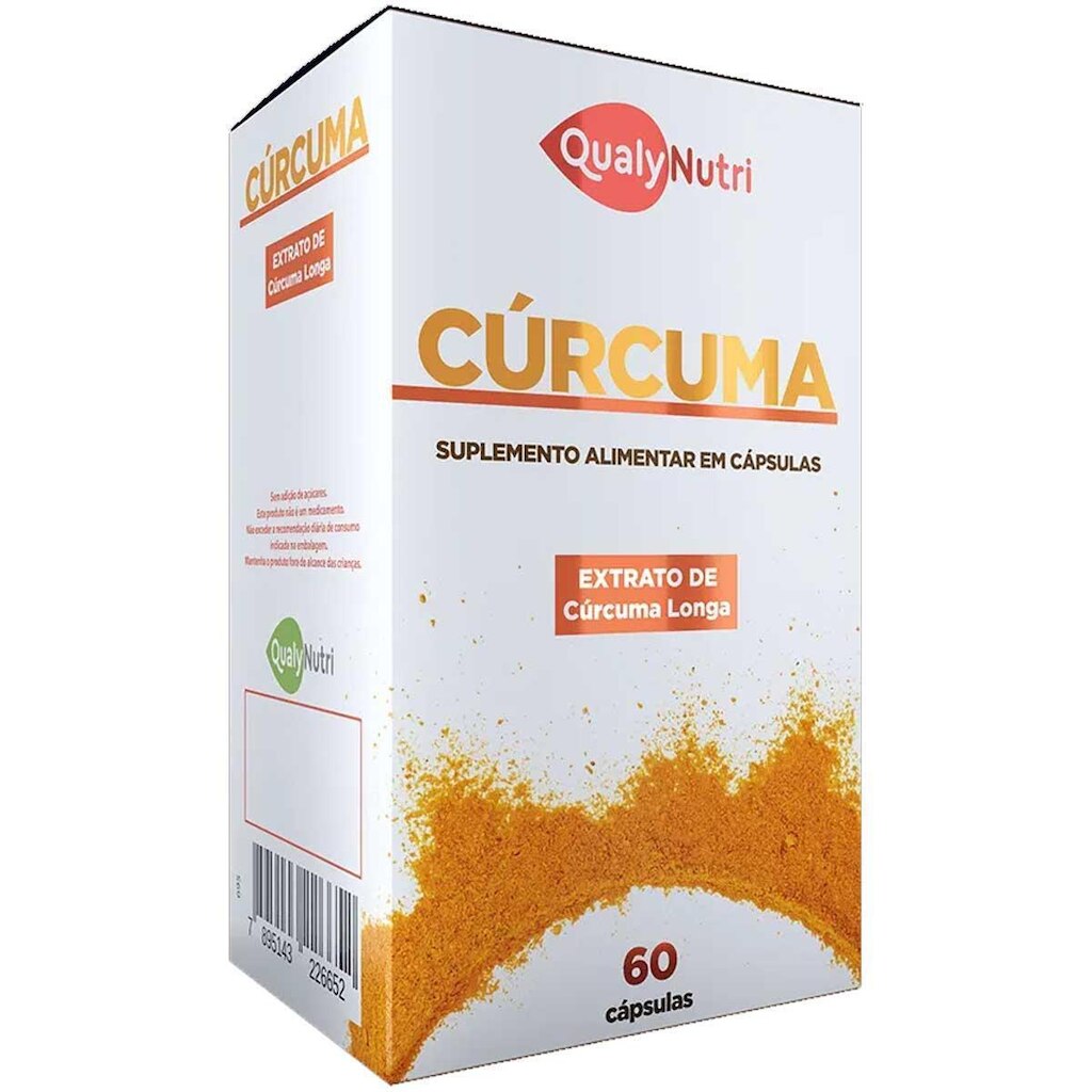 Curcuma em Capsula Circuma Longa 500mg c/ 60 caps Qualynutri