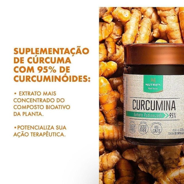 Curcuma - Nutrify 30 cápsulas