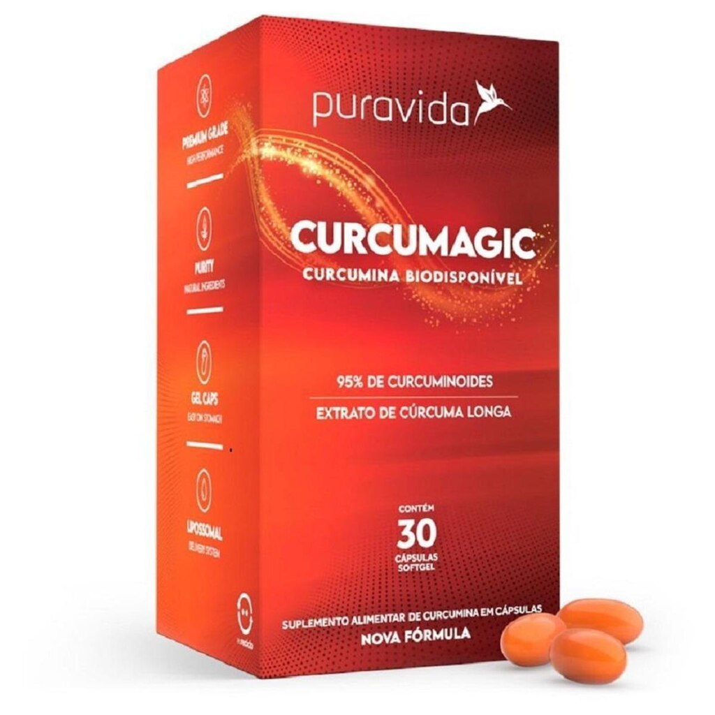 Curcumagic (30 Cápsulas) Pura Vida