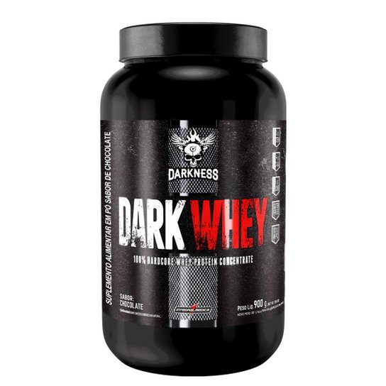 Dark Whey 100% 900g Darkness - Integralmedica Menor preço em Dark Whey 100% 900g Darkness - Integralmedica