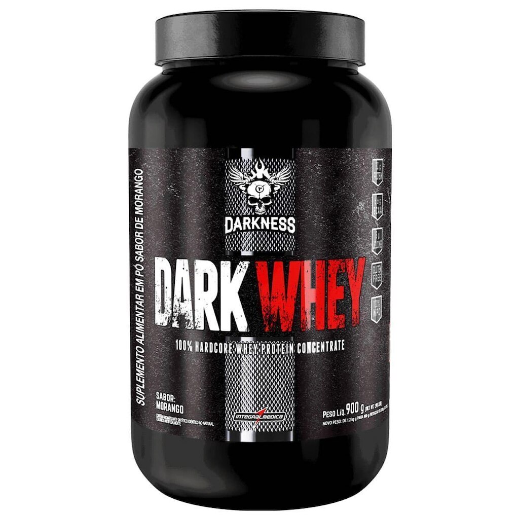 Dark Whey Darkness - 900g Morango - IntegralMédica