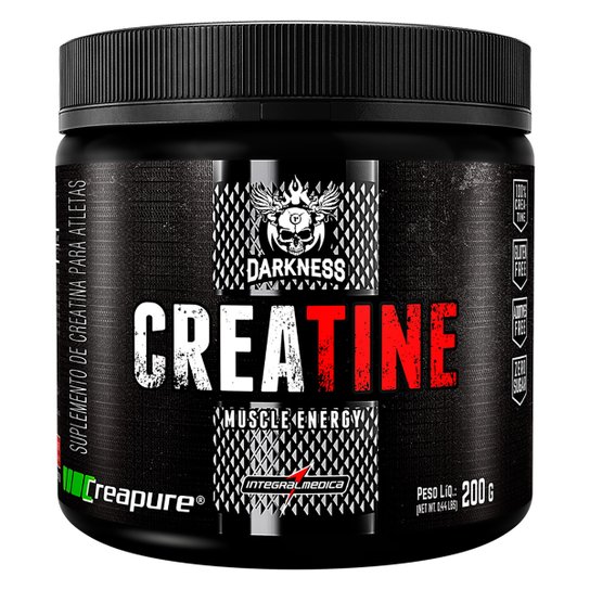 Darkness Creatina Creapure 200 g - IntegralMédica Menor preço em Darkness Creatina Creapure 200 g - IntegralMédica