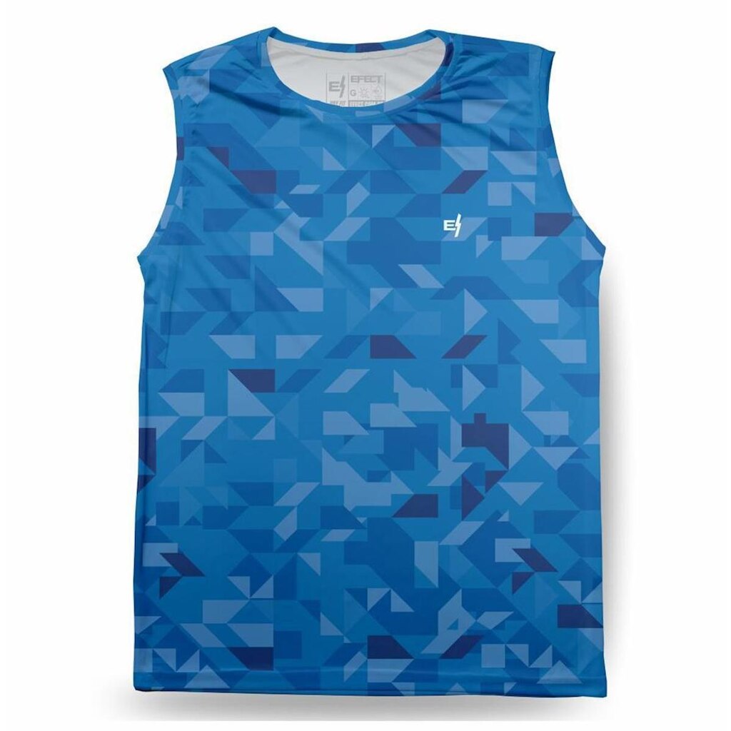 DESATIVADO_Regata Masculina Estampada Esportiva Proteção UV50