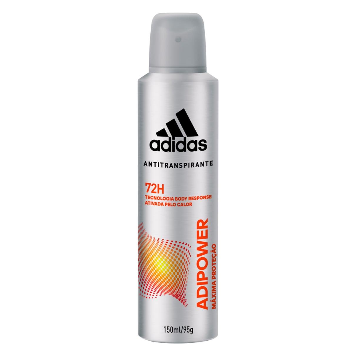 Desodorante Adidas Antitranspirante Adipower Masculino 150ml Incolor