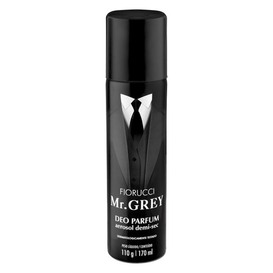 Desodorante Aerosol Fiorucci Mr.Grey 170ml - Incolor Menor preço em Desodorante Aerosol Fiorucci Mr.Grey 170ml - Incolor