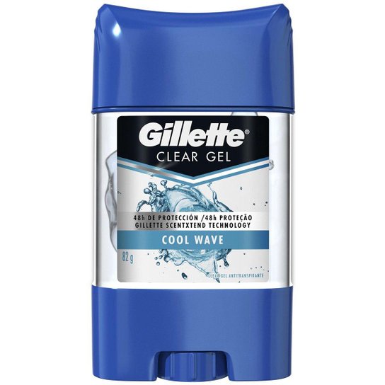 Desodorante Gillette Clear Gel Cool Wave 82 g - Única Menor preço em Desodorante Gillette Clear Gel Cool Wave 82 g - Única