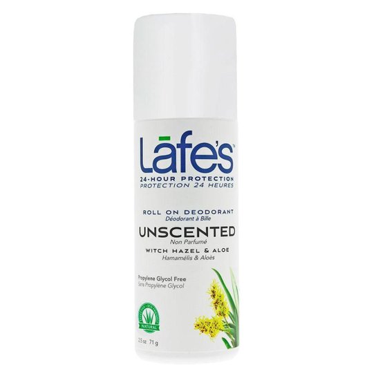 Desodorante Lafe's Natural Roll Unscented 88ml - Incolor