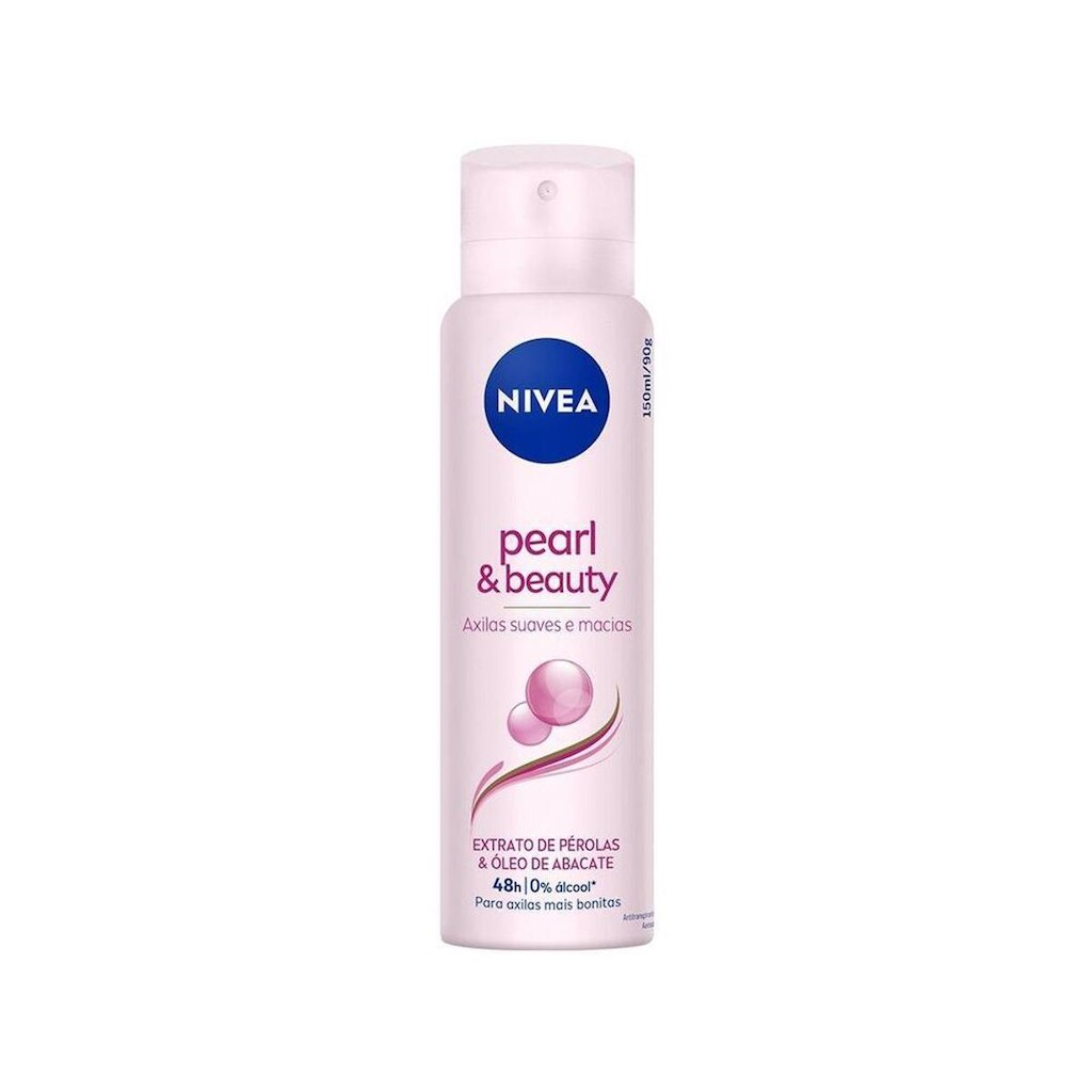 Desodorante Nivea Pearl Beauty Aerosol Feminino 90gr