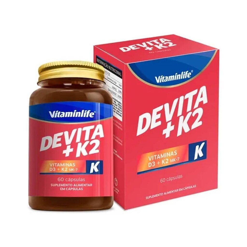 DEVITA + K2 60 Cáps - Vitaminlife