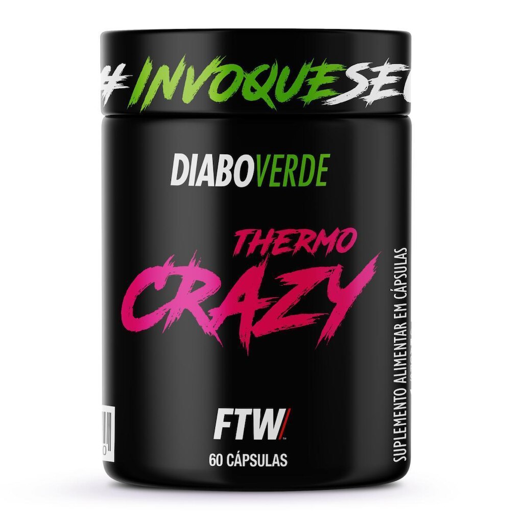 Diabo Verde Thermo Crazy 60 Cápsulas FTW