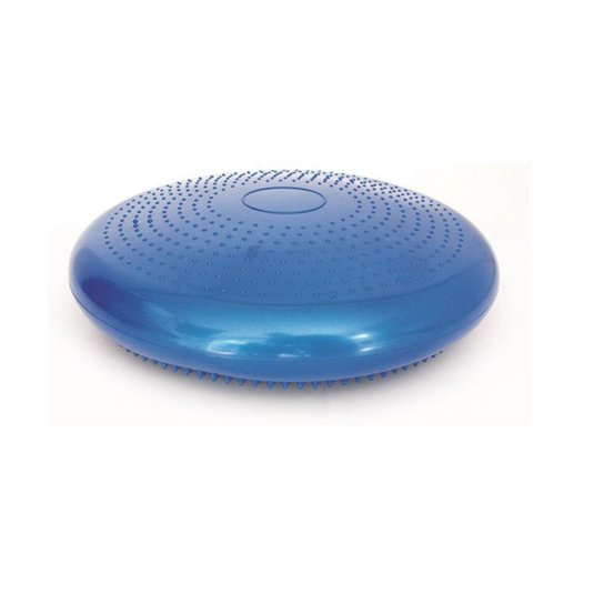 Disco de Equilíbrio Inflável 33cm Balance Cushion Yangfit - Azul Menor preço em Disco de Equilíbrio Inflável 33cm Balance Cushion Yangfit - Azul