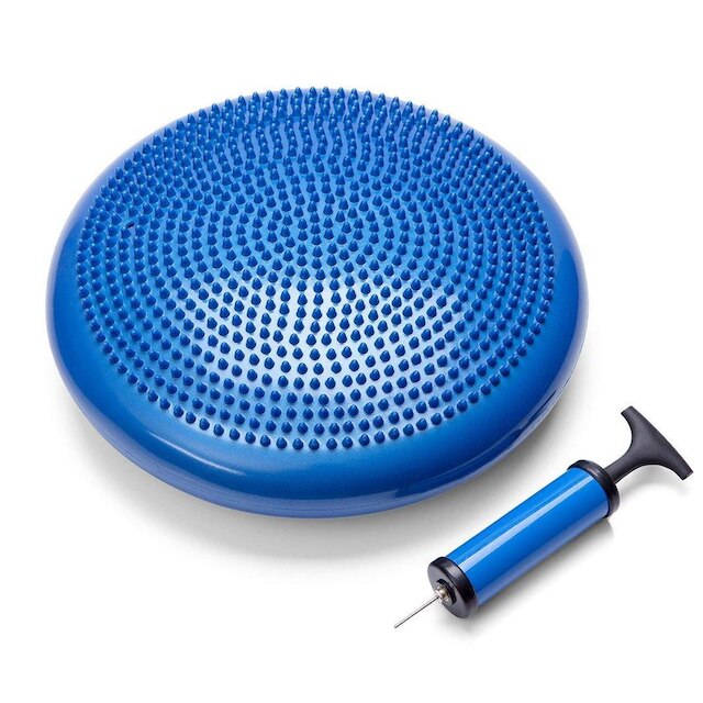 Disco de Equilíbrio Inflável 33cm Com Bomba de Ar Yangfit - Azul Menor preço em Disco de Equilíbrio Inflável 33cm Com Bomba de Ar Yangfit - Azul