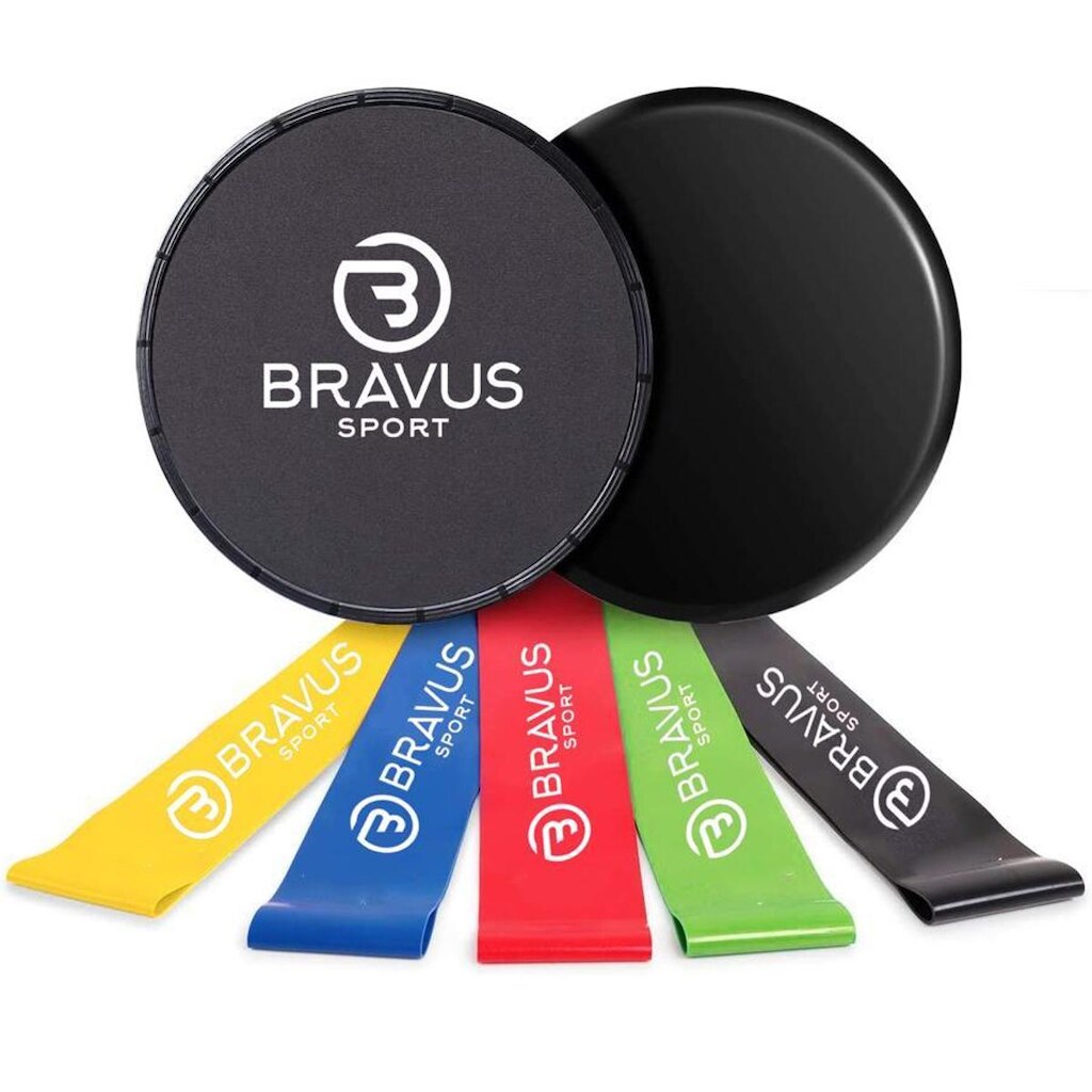 Disco Deslizante + 5 Mini Bands Bravus Sport