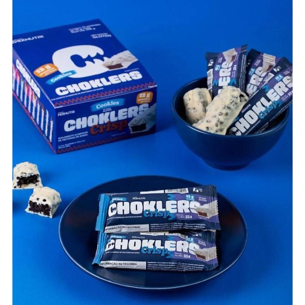 Display 12x33g - Choklers Crisp Cookies