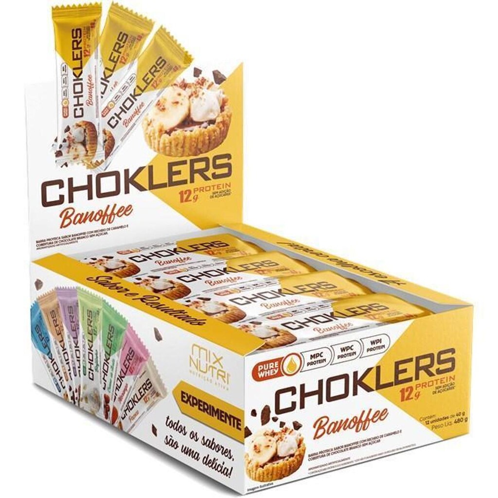 Display 12x40g - Choklers Banoffee