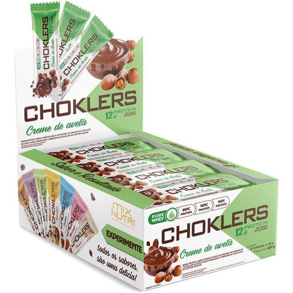 Display 12x40g - Choklers Creme De Avela