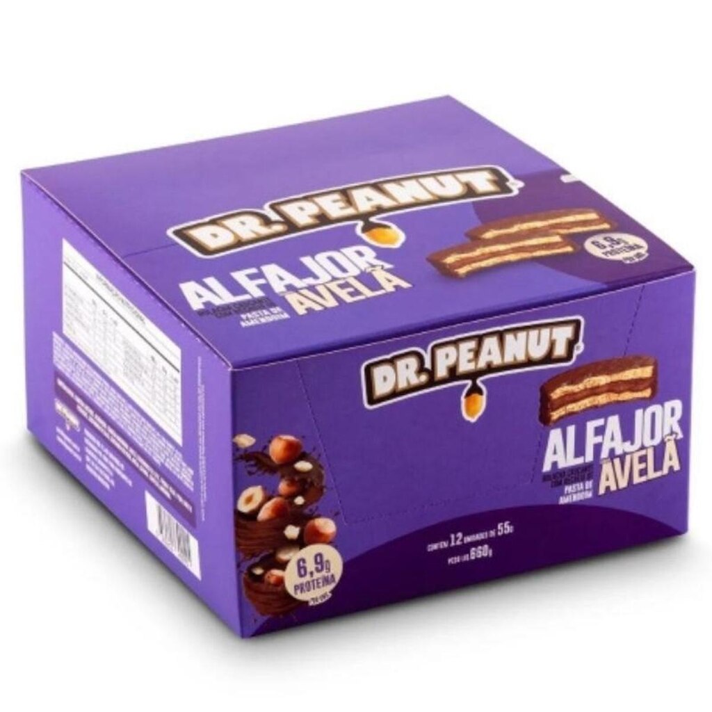 Display alfajor  (Caixa c/ 12un de 55g) - Dr. Peanut