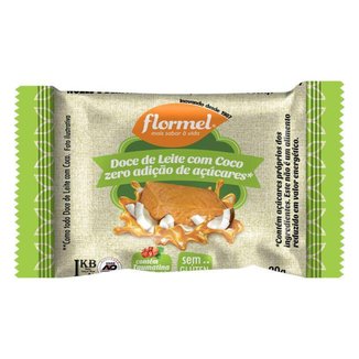 Doce De Leite Com Coco Zero Açucar 20g Flormel