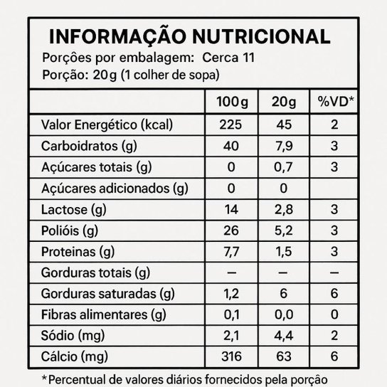 Doce de Leite com Coco Zero Açucar - Doces Vovo de Sao Lourenco