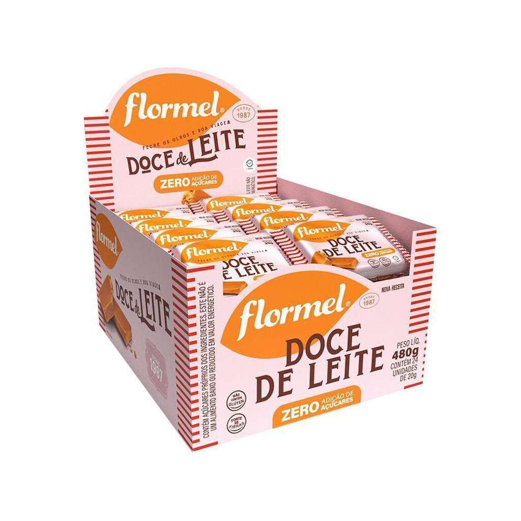 Doce de Leite Diet Flormel 11175 480g 24 Unidades