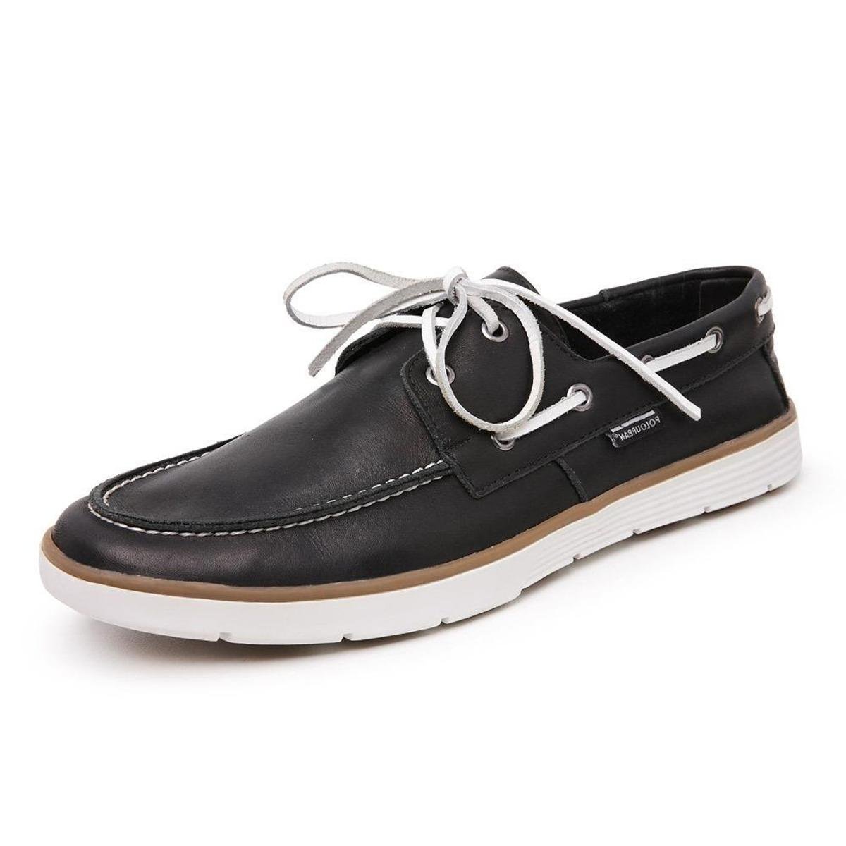 Dockside Casual Masculino Mocassim em Couro - Preto | Netshoes