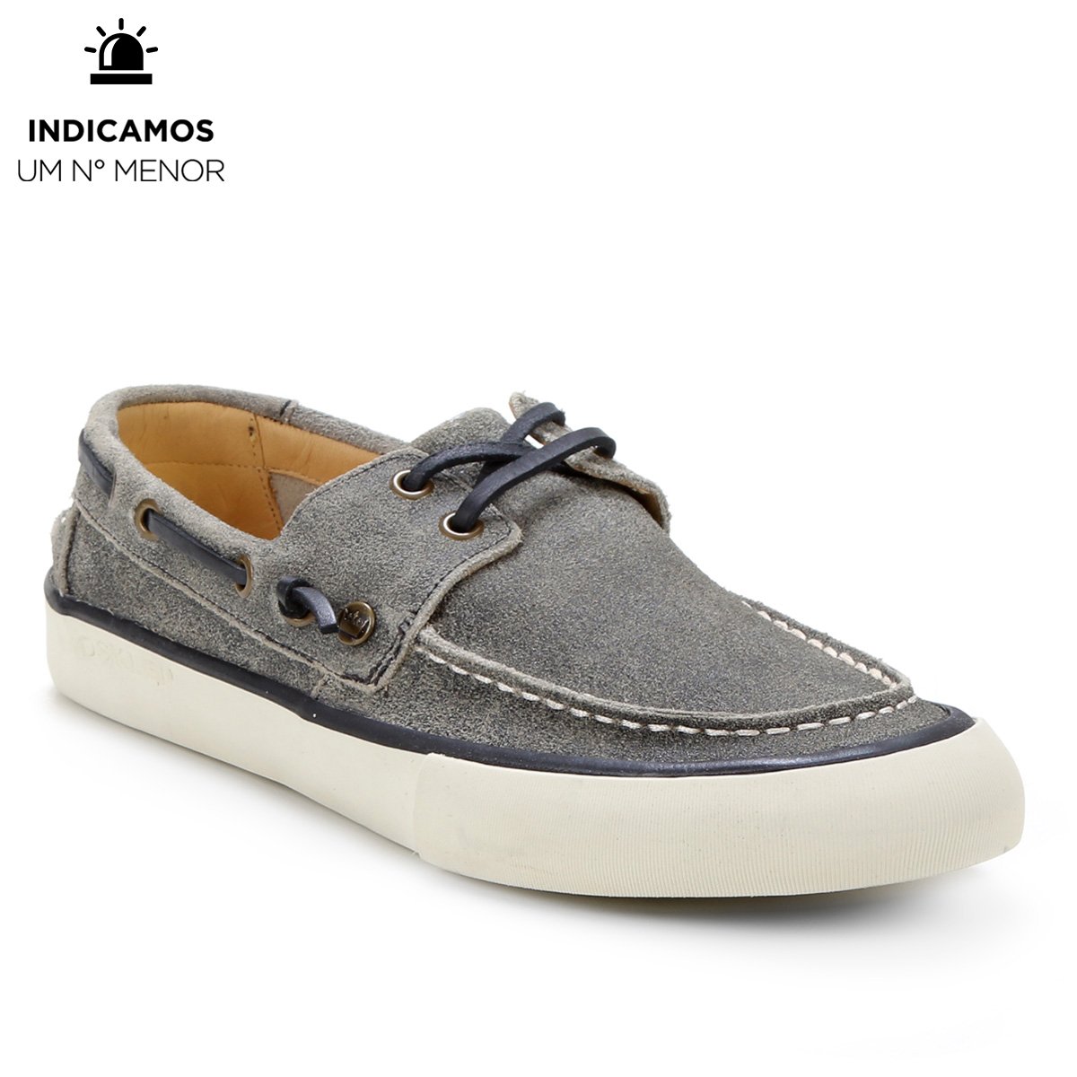 Dockside Couro Osklen Vulcanizado Masculino - Preto | Netshoes