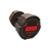 Dumbbell Monobloco Pegada Recartilhada Inox 22kg Rythmoon - Preto