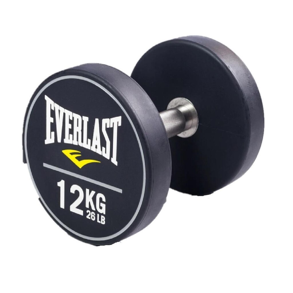 Dumbbell PU Everlast Inox - 12Kg