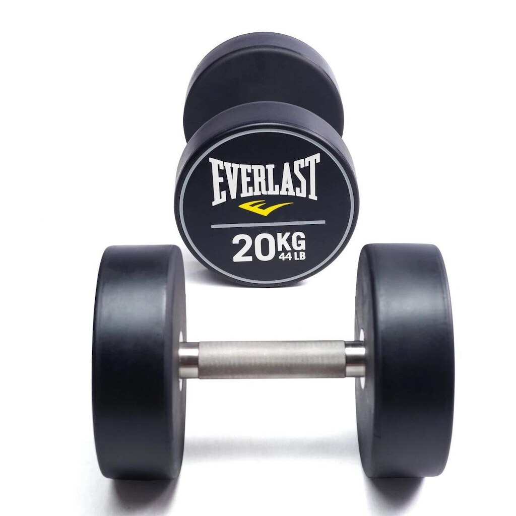 Dumbbell PU Everlast Inox - 20Kg