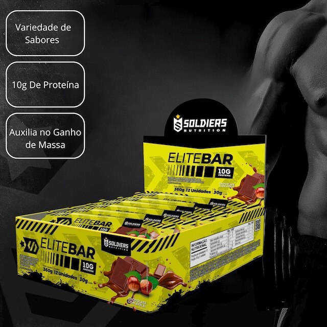 Elitebar 30g Barra De Proteína - Soldiers Nutrition