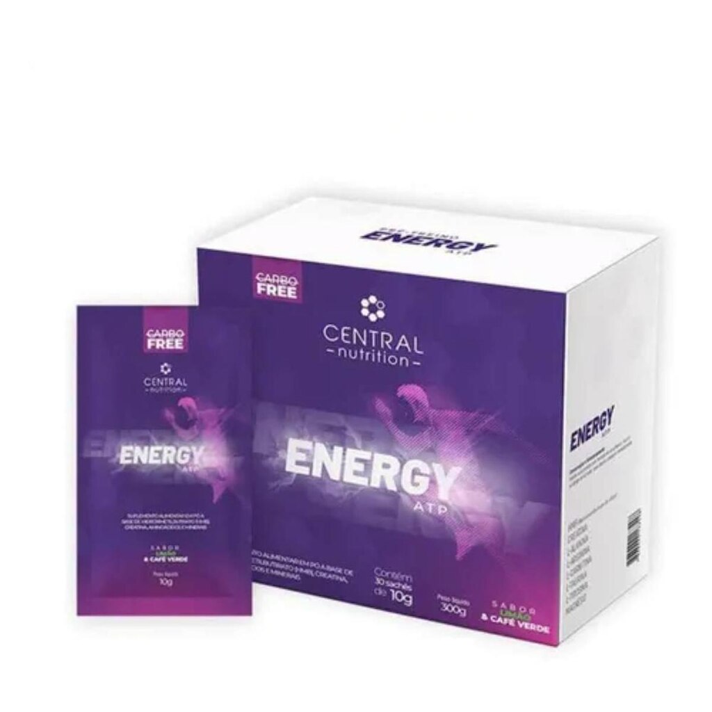 Energy Atp 30 Sachês De 10g limao