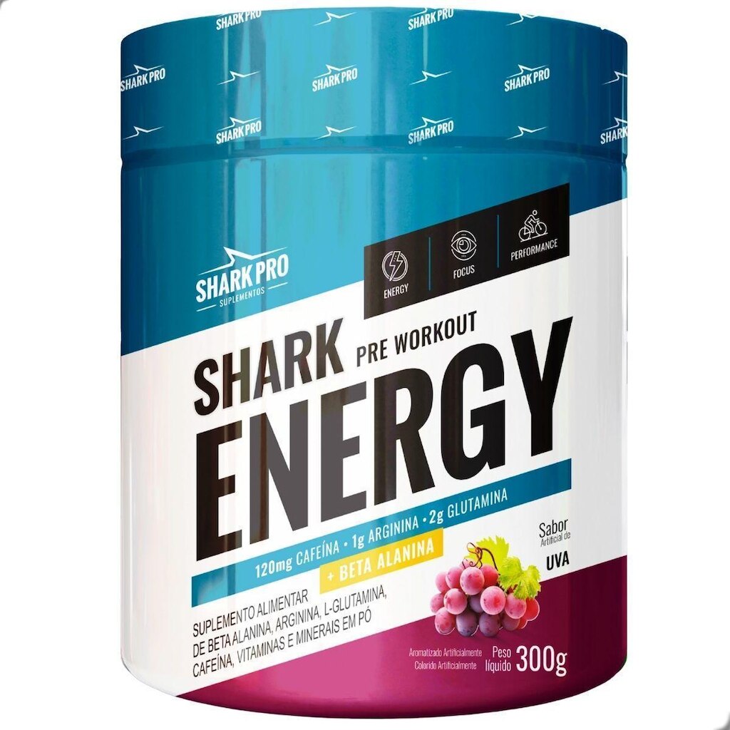 Energy Creatina Flavor 100% Monohidratada 300g Shark Pro