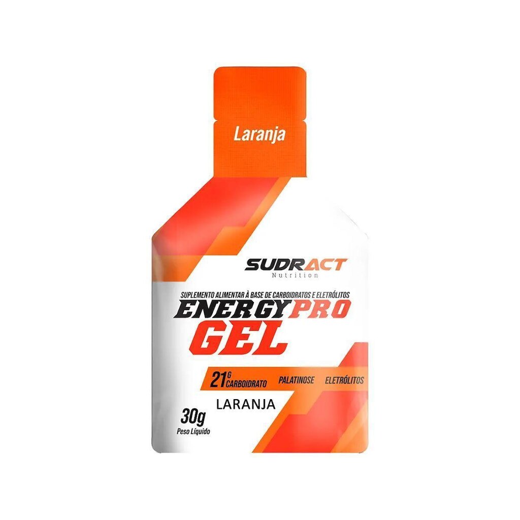 Energy Pro Gel - 1 sachê de 30g Laranja - Sudract Nutrition