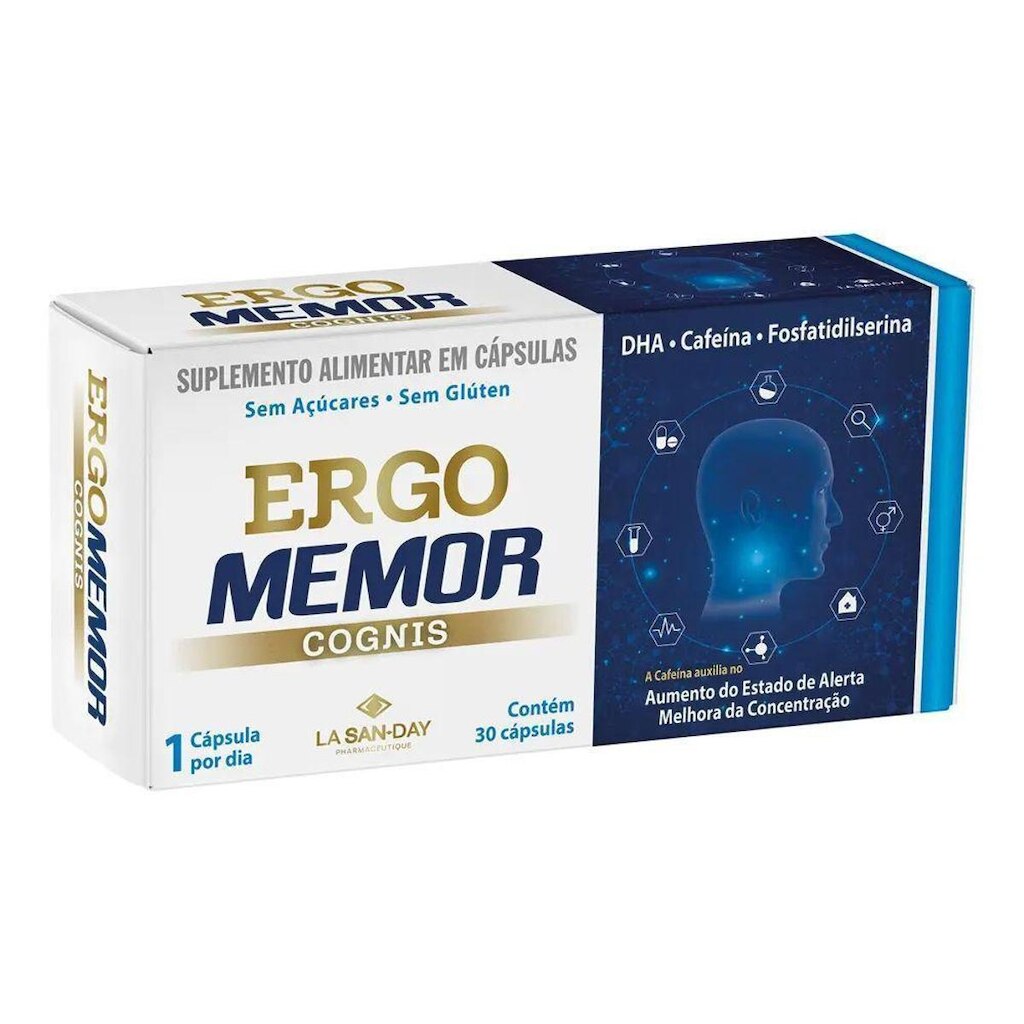 Ergomemor Cognis - 30 Cápsulas - La San Day