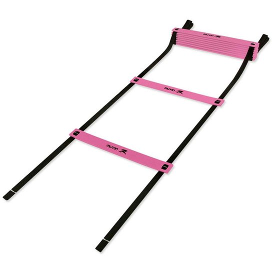 Escada de Agilidade Muvin EAG-100 - Preto+Pink
