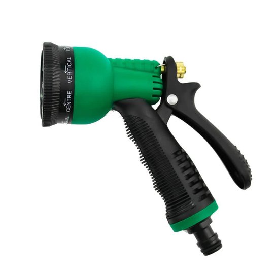 Esguicho Jardim 7 Jatos Bico E Engate Mangueira - Verde Menor preço em Esguicho Jardim 7 Jatos Bico E Engate Mangueira - Verde