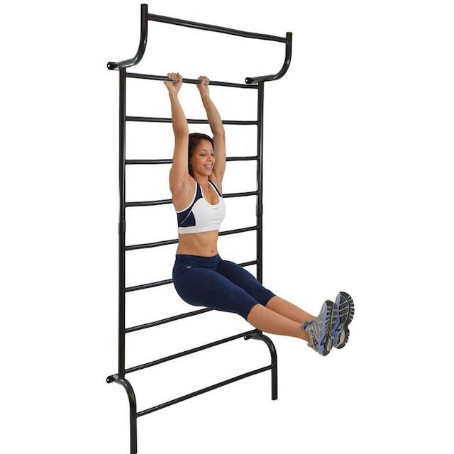 Espaldar com Barra Fixo Preto Poli Sports