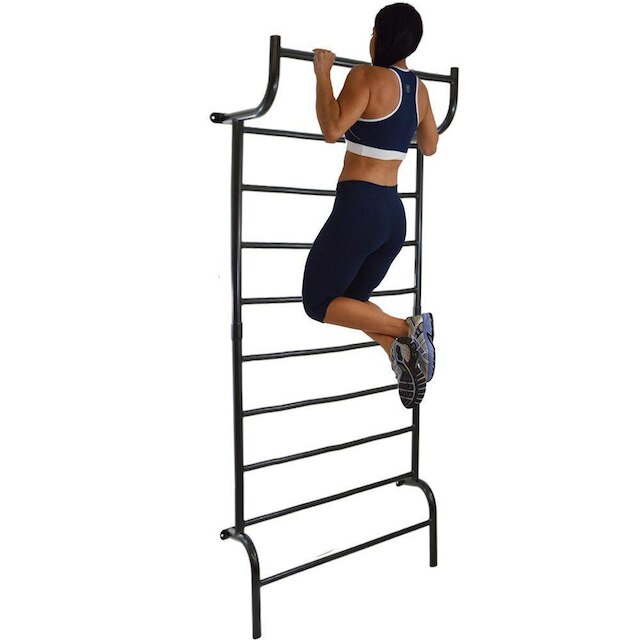 Espaldar com Barra Fixo Preto Poli Sports