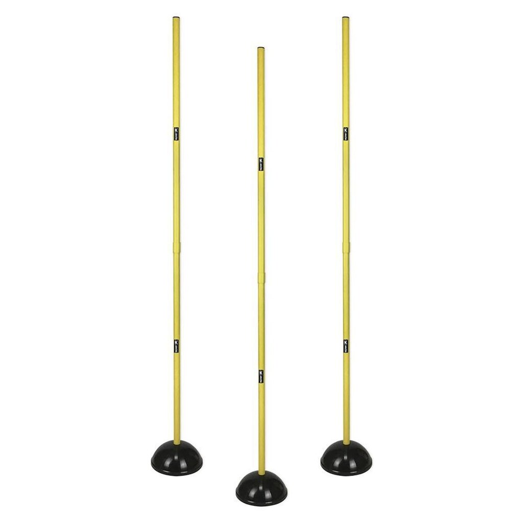 Estaca de Agilidade - Kit com 3 - Preto/Amarelo